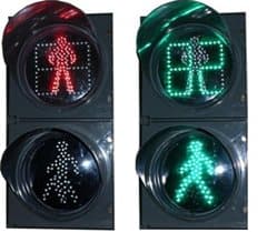 картинка 300мм Светофор пешеходный П.1.2 с ТООВ по зеленому и красному и УЗСП от компании Дорожный эксперт
