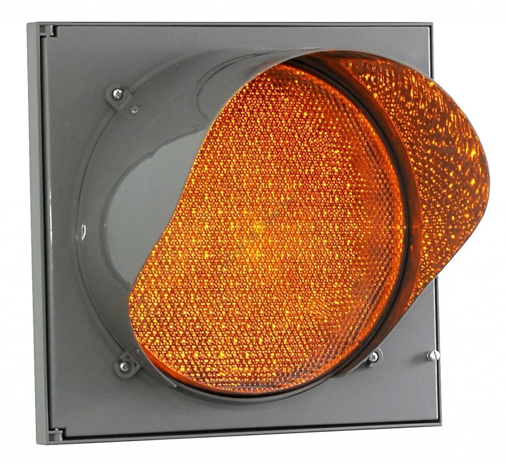 картинка 300мм Светофор светодиодный, мигающий, жёлтый Т 7.2. от компании Дорожный эксперт