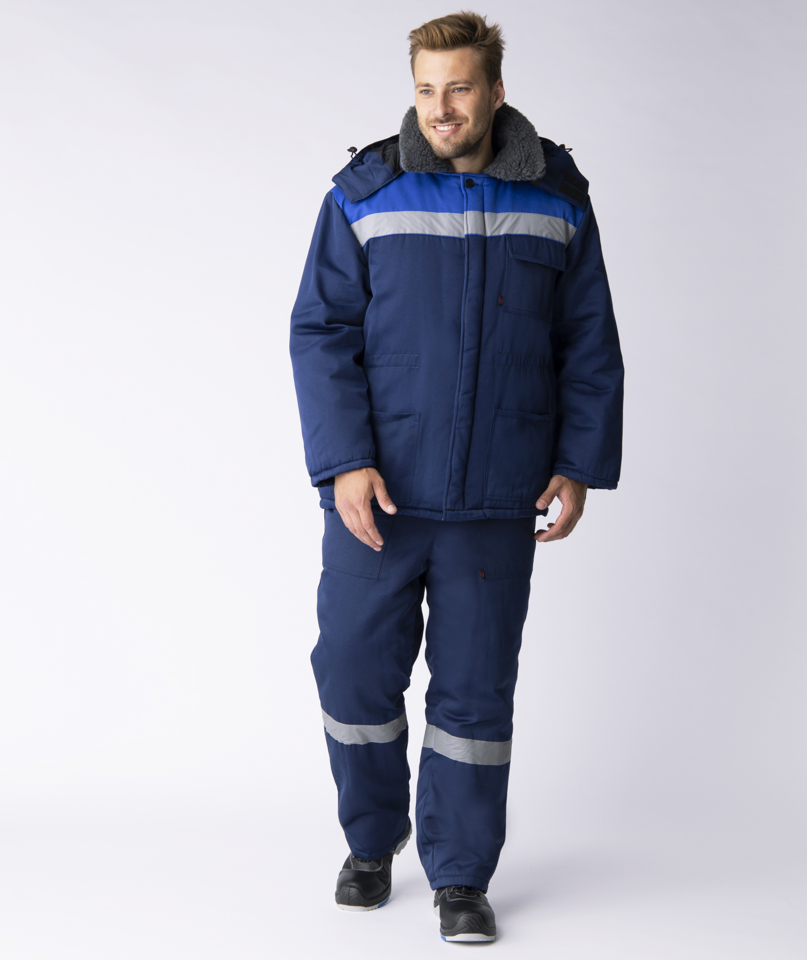 картинка Костюм зимний Труженик-Ультра (тк.Смесовая, 210) брюки от компании Дорожный эксперт