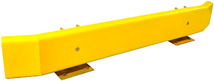 картинка Отбойник металлический для защиты стен швеллер прямой с двумя откосами КС-4.2 от компании Дорожный эксперт