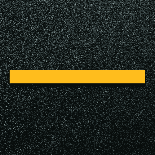 картинка Форма из термопластика для дорожной разметки "Линия жёлтая" 1000х100 мм от компании Дорожный эксперт