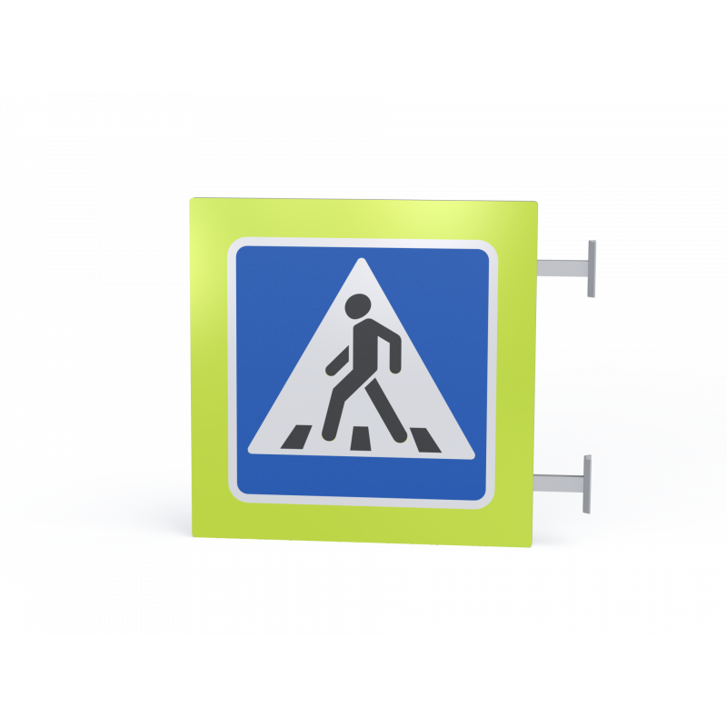 картинка Знак дорожный с внутренней подсветкой двусторонний III т.р. 30Вт/220В от компании Дорожный эксперт