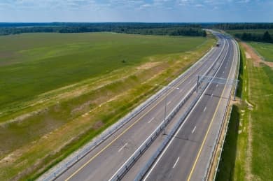 Участок трассы М-11 в обход Солнечногорска и Клина в Подмосковье готов почти на 100% — Автодор