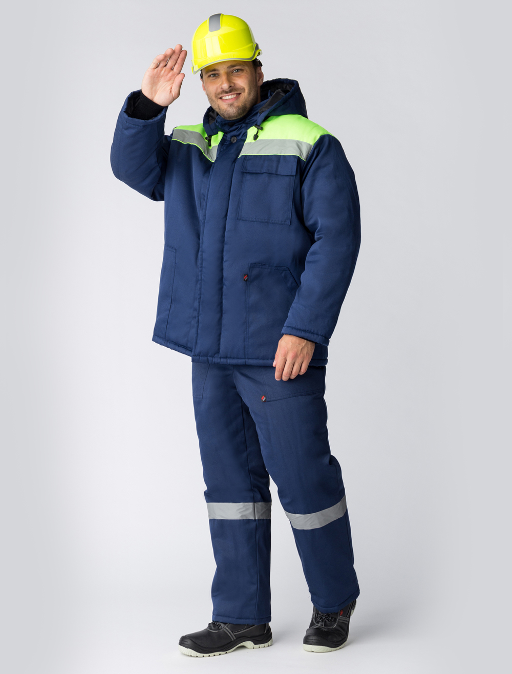 картинка Куртка зимняя Экспертный-Люкс (тк.Смесовая, 210) от компании Дорожный эксперт