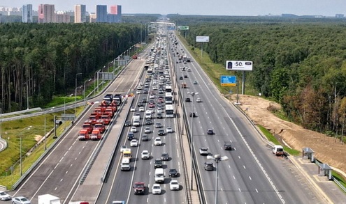 В Москве построили более 1 тыс. км дорог за 10 лет