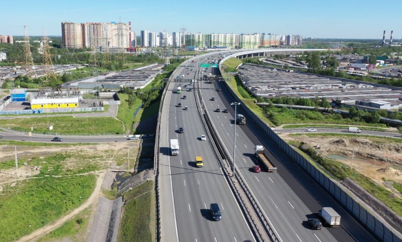 Одобрен проект строительства подключения ЗСД к Широтной магистрали скоростного движения в Петербурге