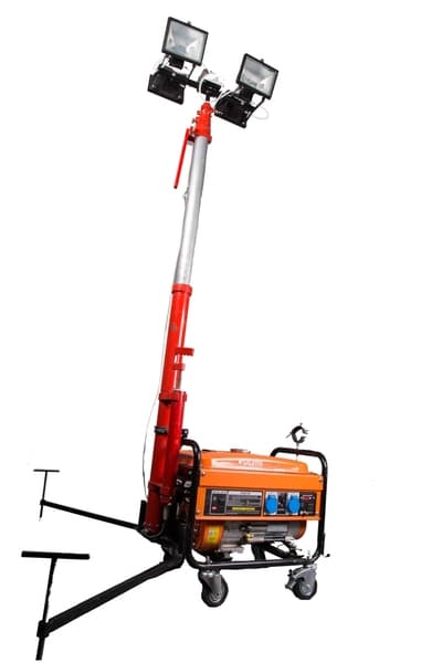 картинка Передвижная осветительная установка ПОУ-2000 2кВт "Валли" с бензиновым генератором от компании Дорожный эксперт