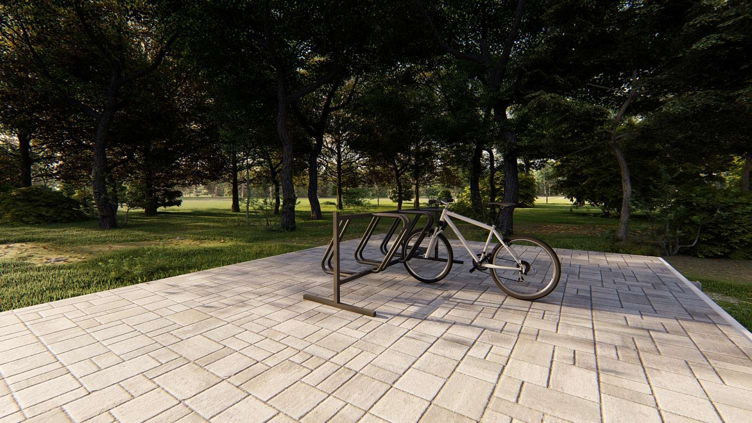 картинка Велопарковка на 7 парковочных мест В-7.3 от компании Дорожный эксперт