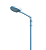 Кронштейн 2.К1-0,2-0,2-Ф2 предназначен для крепления светильника на трубчатой опоре освещения.