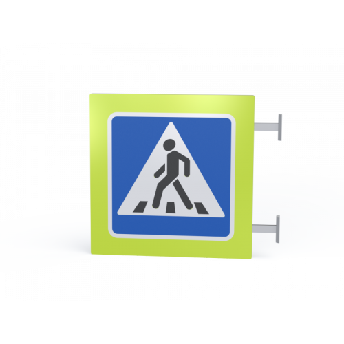 картинка Знак дорожный с внутренней подсветкой двусторонний III т.р. 15Вт/12В от компании Дорожный эксперт
