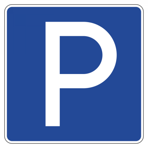 картинка Знак 6.4 Место стоянки (Парковка) от компании Дорожный эксперт