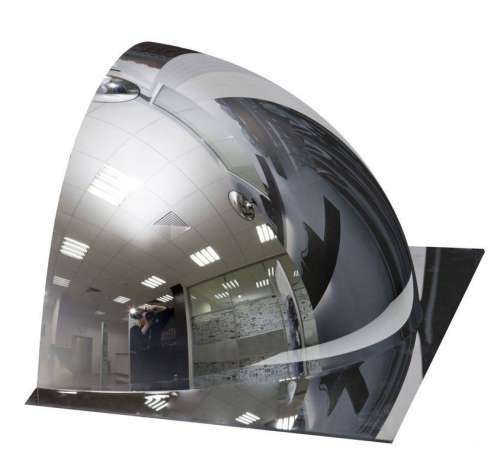 картинка Зеркало для помещений купольное четверть сферы от компании Дорожный эксперт