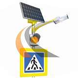 картинка Системы безопасности движения на солнечных батареях от компании Дорожный эксперт