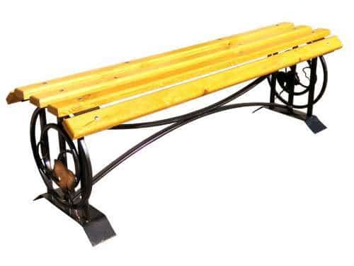 картинка Кованая скамейка "Студенческая" 1.5м от компании Дорожный эксперт